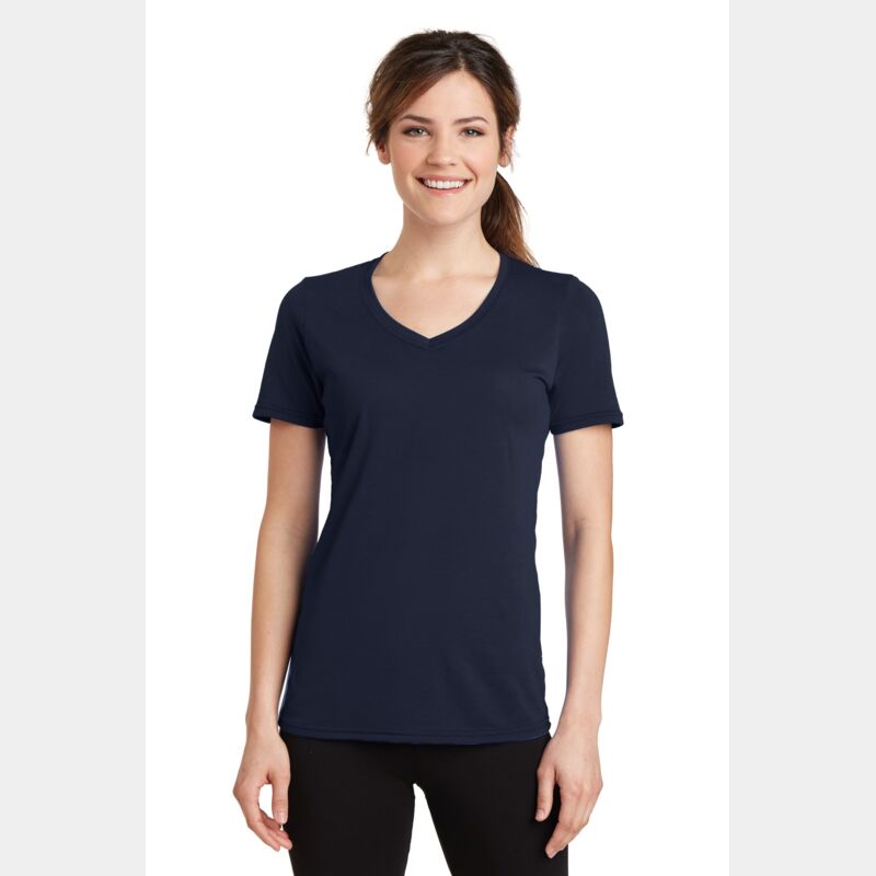 Ladies 65/35 Performance V-Neck T-Shirt Thumbnail