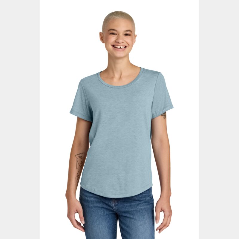 Women's Relaxed Tri Blend Scoop Neck Tee Thumbnail