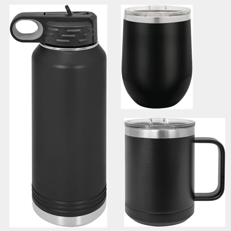  Polar Camel 32oz Water Bottle + 15oz Travel Mug + 12oz Lowball Tumbler Bundle Thumbnail