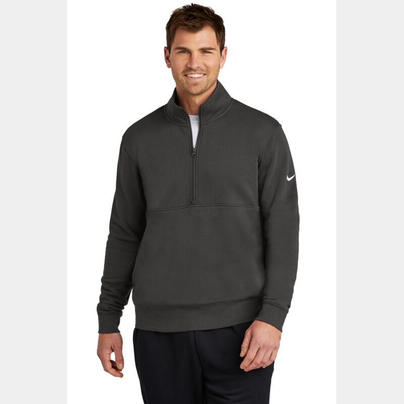 Club Fleece Sleeve Swoosh 1/2 Zip Thumbnail