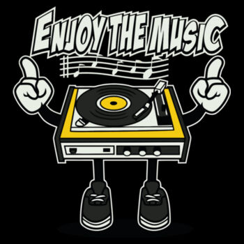 Enjoy The Music - Unisex Premium Fleece Crew Sweatshirt Design