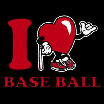 I Love Baseball - Youth Jersey Short Sleeve Tee Design