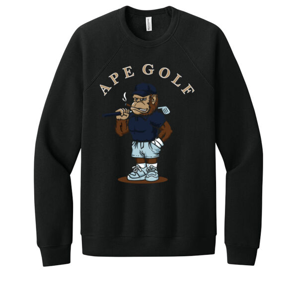 Ape Golf - Unisex Premium Fleece Crew Sweatshirt Thumbnail