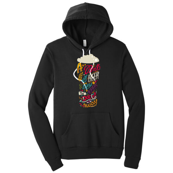 Pint Of Beer - Unisex Premium Fleece Hooded Sweatshirt Thumbnail