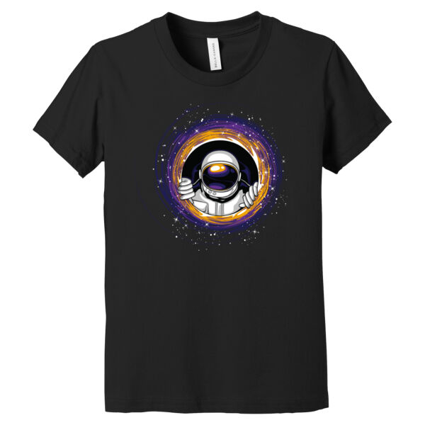 Black Hole Astronaut - Youth Jersey Short Sleeve Tee Thumbnail