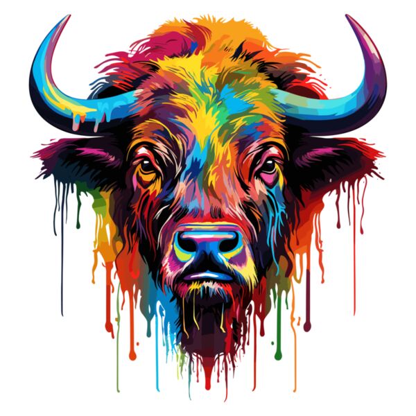 Colorful Buffalo Thumbnail