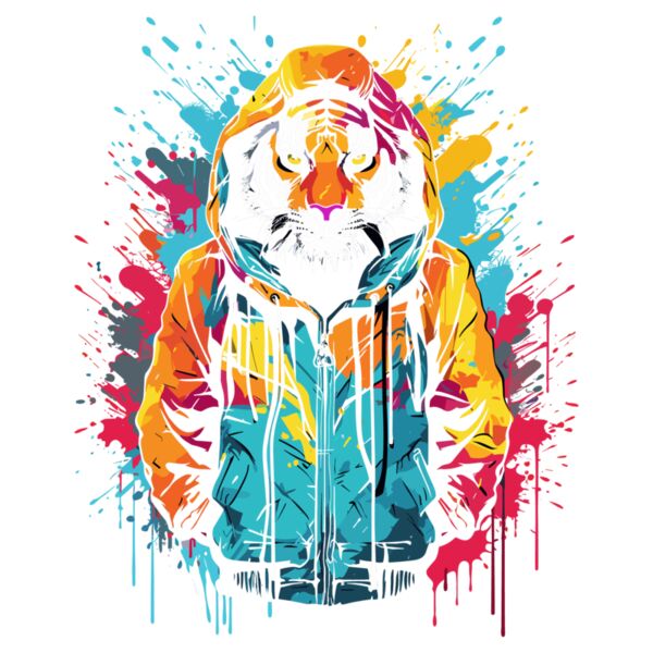 Colorful Cool Tiger Thumbnail