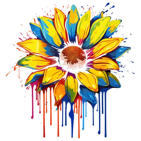 Colorful Sunflower Thumbnail