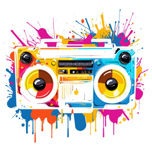 Colorful Boombox Thumbnail