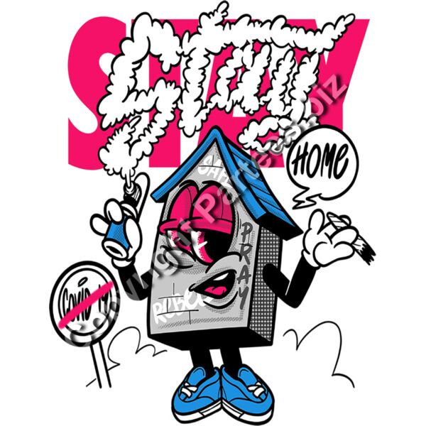 stay-home-house-mascot-cannabis-spray-paint-tshirt-design.jpg Thumbnail