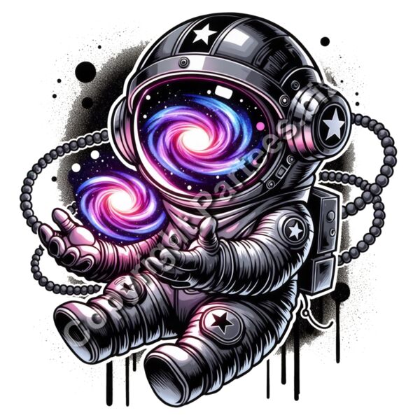 Astronaut-Streetwear-Galaxy-Design Thumbnail