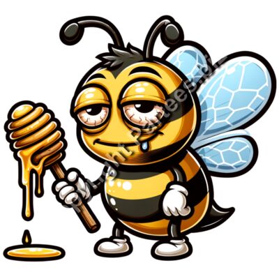 honey-bee-stoner-mascot-illustration.webp Thumbnail
