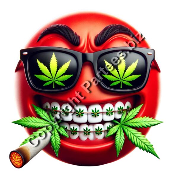 gilded-stoner-emoji-liquid-gold-cannabis-leaf-tshirt-design.jpg Thumbnail