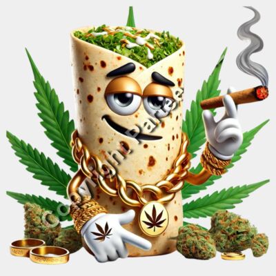 stoner-burrito-mascot-gold-chain-cannabis-tshirt-design.jpg Thumbnail
