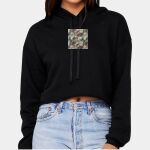 Women's Sponge Fleece Cropped Fleece Hoodie Thumbnail