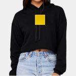 Women's Sponge Fleece Cropped Fleece Hoodie Thumbnail
