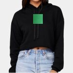 Women's Sponge Fleece Cropped Fleece Hoodie Thumbnail