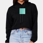 Women's Sponge Fleece Cropped Fleece Hoodie Thumbnail
