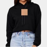 Women's Sponge Fleece Cropped Fleece Hoodie Thumbnail