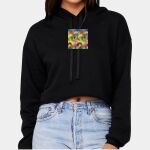 Women's Sponge Fleece Cropped Fleece Hoodie Thumbnail